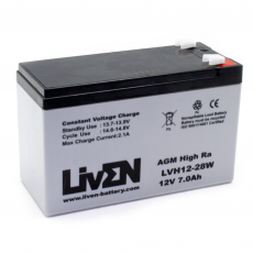 Batterie Gel 12V 7.0Ah Décharge Élevée LVH12-28W