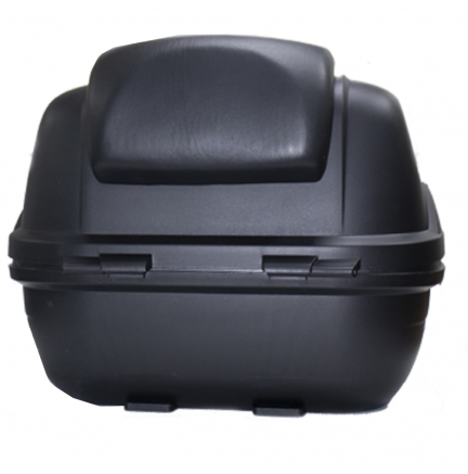 Coffre arrière amovible noir de 45 L avec support Sunra