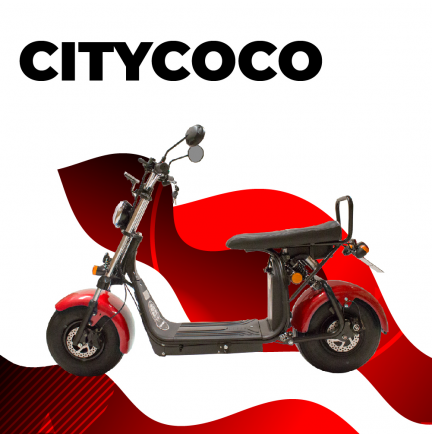 CityCoco Go 1.55KW / 20AH (Dual Battery) Rouge