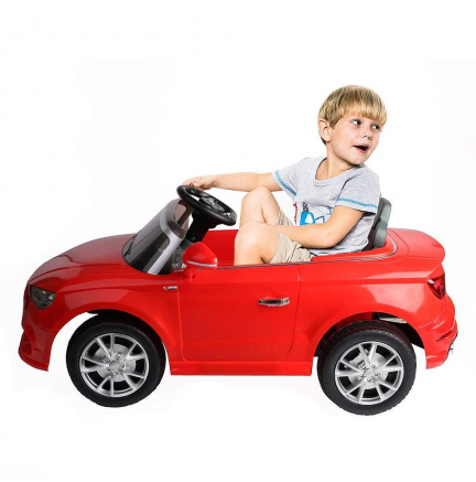 Carro elétrico infantil Audi A3 vermelho