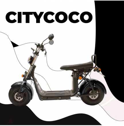 CityCoco Go 1.55KW / 20AH (Double batterie) Noir